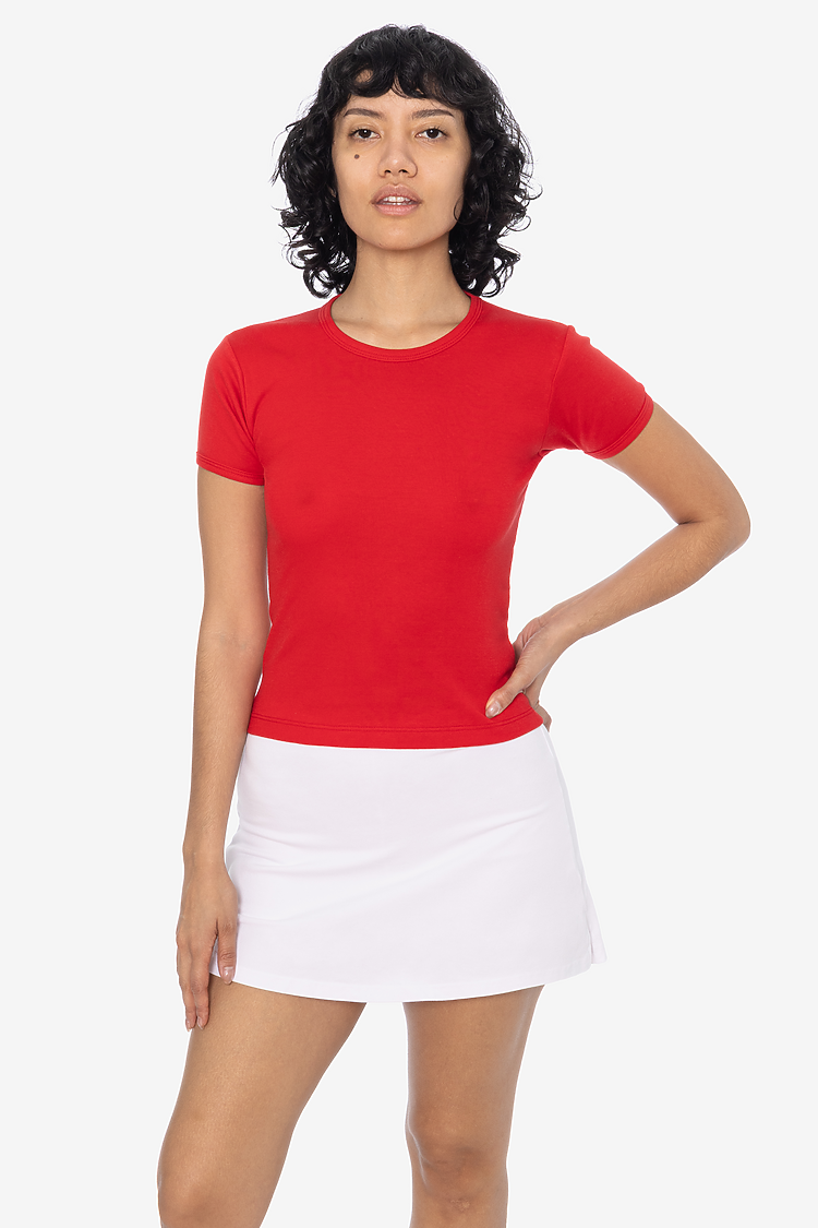 WHOLESALE 43005 ORIGINAL BABY RIB TEE LOS ANGELES APPAREL