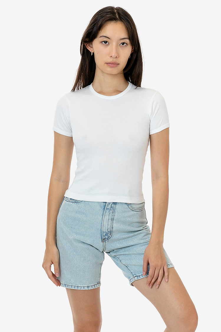 WHOLESALE 43005 ORIGINAL BABY RIB TEE LOS ANGELES APPAREL
