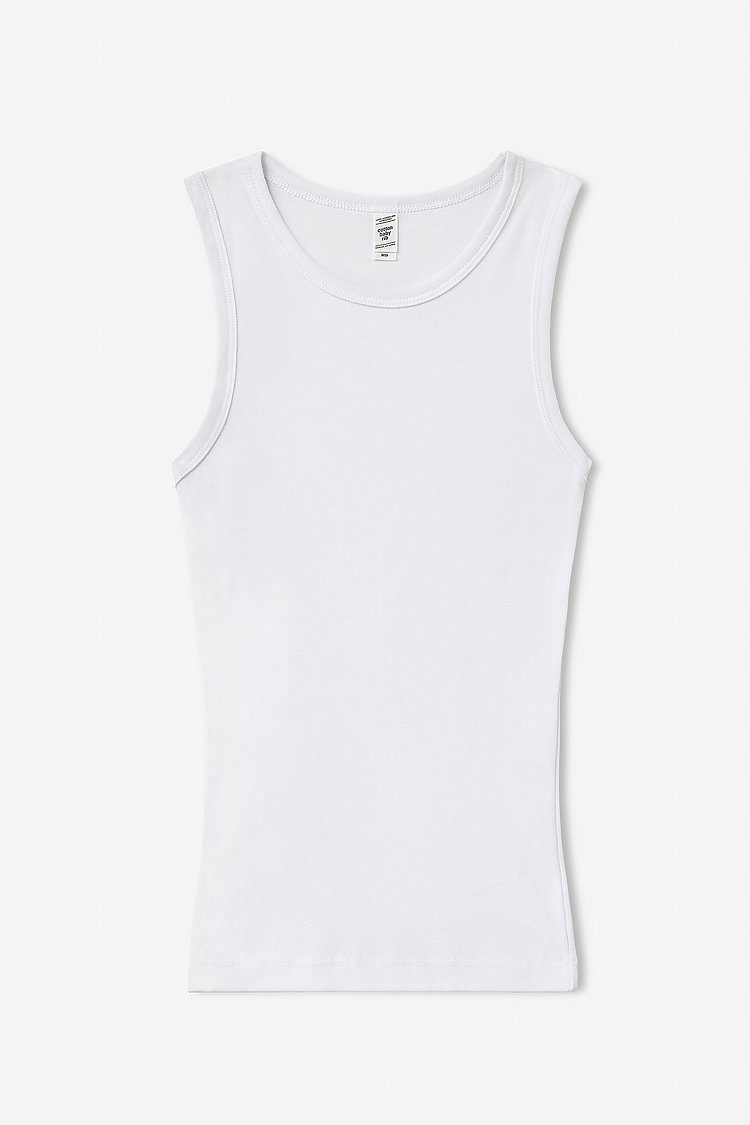 Los Angeles Apparel 4338 Baby Rib Tank Top